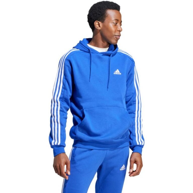 Kadın - adidas Essentials Fleece 3-Stripes Kapüşonlu Sweatshirt Erkek (Erkek, Yaşam Tarzı) - Görsel 2