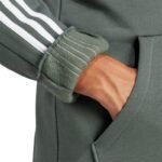 Kadın - adidas Essentials Fleece 3-Şeritli Kapüşonlu Sweatshirt Erkek IX2366 (Erkek, Antrenman) - Görsel 6