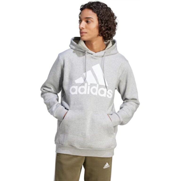 Kadın - adidas Essentials Fleece Büyük Logo Kapüşonlu Sweatshirt M IJ8910 (Erkek, Antrenman) - Görsel 2