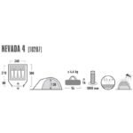 Yüzük - High Peak Nevada 4 kişilik çadır 10207 - Görsel 5