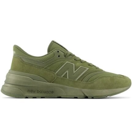 Ayakkabılar - New Balance 997 Erkek Süet Spor Ayakkabı, Yeşil - Ana Görsel
