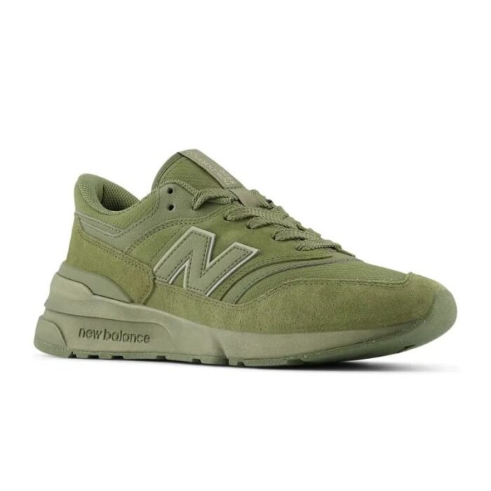 Ayakkabılar - New Balance 997 Erkek Süet Spor Ayakkabı, Yeşil - Görsel 4