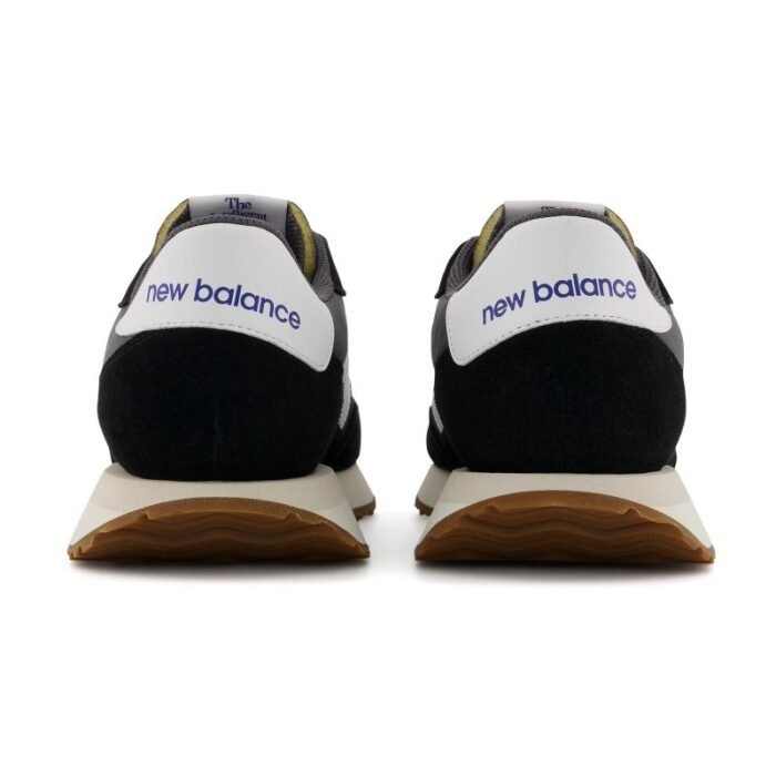 Ayakkabılar - New Balance erkek spor ayakkabı, süet deri yaşam tarzı spor ayakkabısı, siyah (MS237GA) - Görsel 5