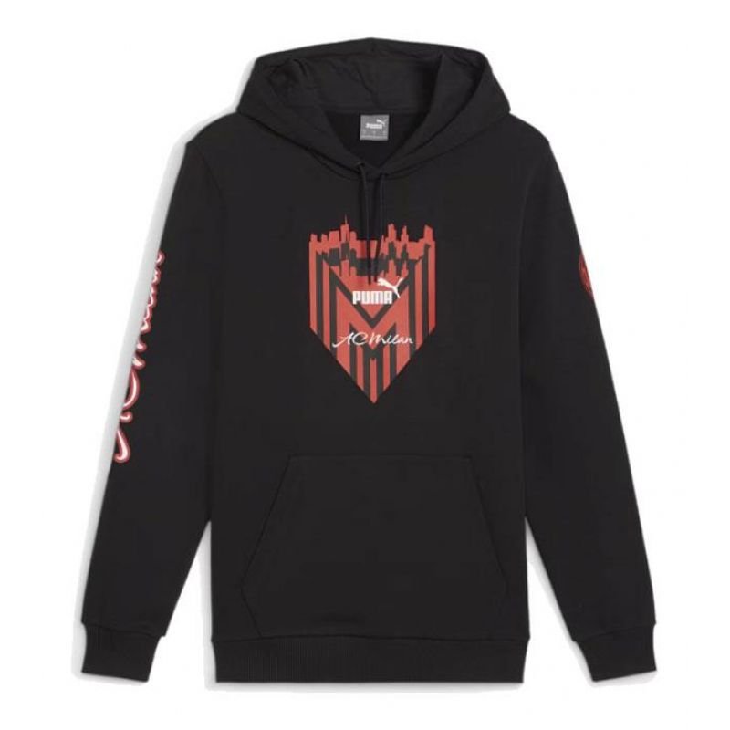 tryoshop-puma-ac-milan-football-icons-hoodie-774030-09-1070726 "Puma AC Milan Futbol İkonları Kapüşonlu Sweatshirt 774030-09" - Görsel 1