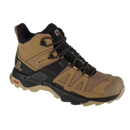 Ayakkabılar - Salomon X Ultra 4 Mid GTX Erkek Ayakkabı BejKrem (Erkek, TurizmDış Mekan) - Ana Görsel
