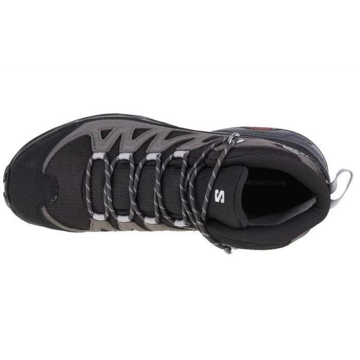 Ayakkabılar - Salomon X Ward Deri Orta GTX Erkek Ayakkabı GriGümüş (Erkek, TurizmDış Mekan) - Görsel 3