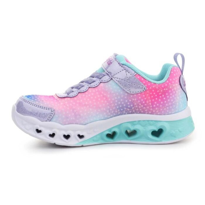 Ayakkabılar - Skechers S Lights Flutter Heart Işıklar Jr 302315-LVMT Ayakkabılar (Çocuk, Yaşam Tarzı) - Görsel 5