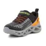 Ayakkabılar - Skechers S Lights Jr 401650L-BKOR ayakkabı (Çocuk, Yaşam Tarzı) - Görsel 4