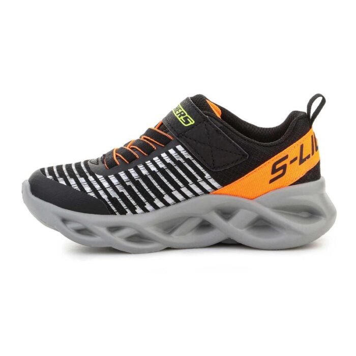 Ayakkabılar - Skechers S Lights Jr 401650L-BKOR ayakkabı (Çocuk, Yaşam Tarzı) - Görsel 5