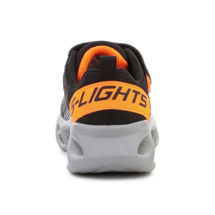 Ayakkabılar - Skechers S Lights Jr 401650L-BKOR ayakkabı (Çocuk, Yaşam Tarzı) - Görsel 6