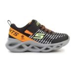 Ayakkabılar - Skechers S Lights Jr 401650L-BKOR ayakkabı (Çocuk, Yaşam Tarzı) - Görsel 7