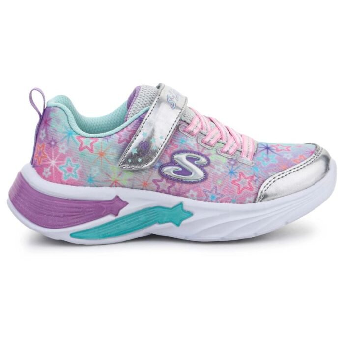 Ayakkabılar - Skechers S Lights Star Sparks Jr 302324L-SMLT ayakkabılar (Çocuk, Yaşam Tarzı) - Görsel 7