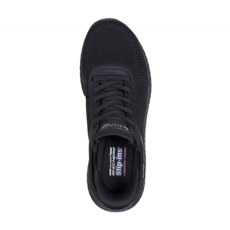 Ayakkabılar - Skechers Slip-ins Bobs Sport Squad Chaos W 117497 BBK ayakkabıları - Görsel 2
