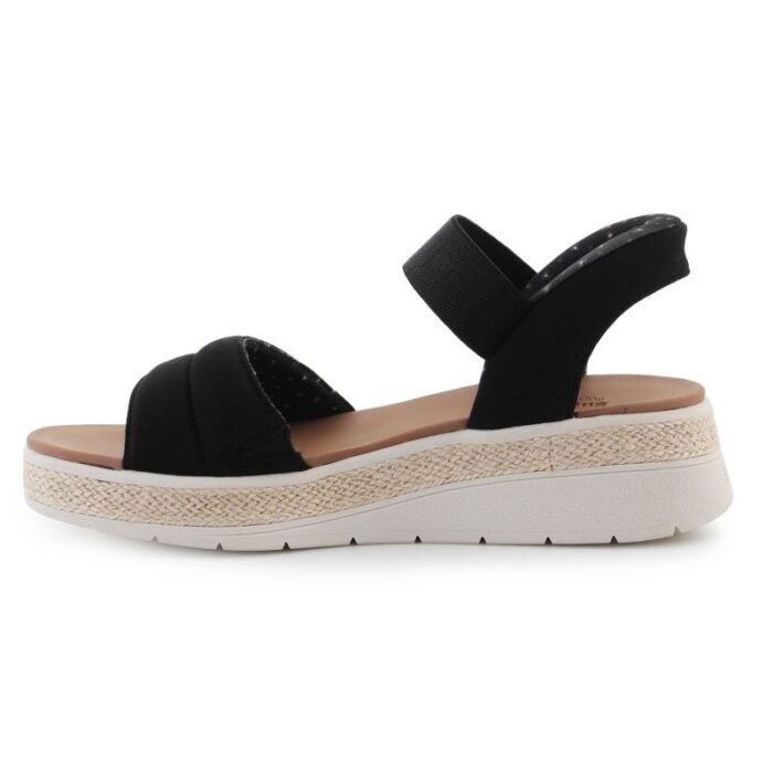 Ayakkabılar - Skechers Slip-Ins Sandalet Bobs Sun Ray W 114413-SİYAH (Kadın, Yaşam Tarzı) - Görsel 6