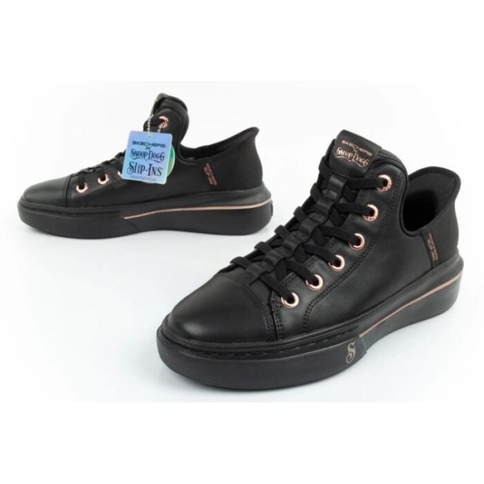 Ayakkabılar - Skechers SLIP-INS W 186001BBK Ayakkabı - Görsel 8
