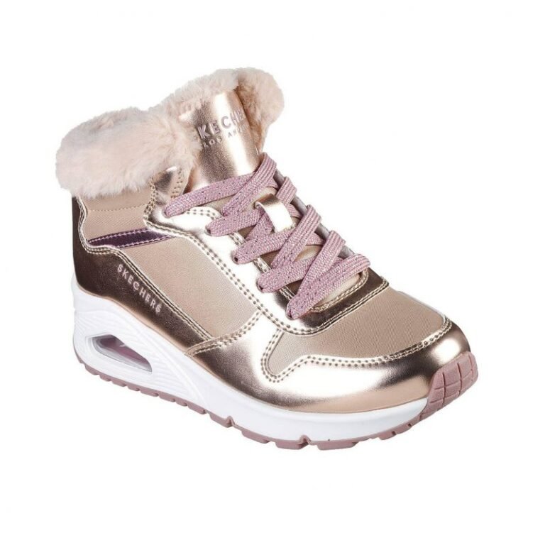 Ayakkabılar - Skechers UNO COZY ON AIR JR 310518L-RSGD ayakkabıları - Görsel 2