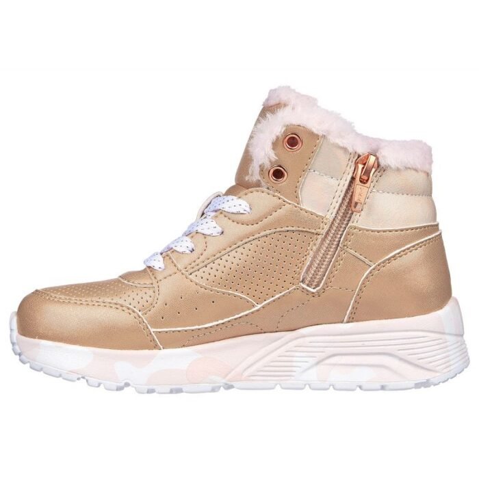 Ayakkabılar - Skechers UNO LITE CAMO DAZZLE JR ayakkabı 310485L-GDPK - Görsel 4