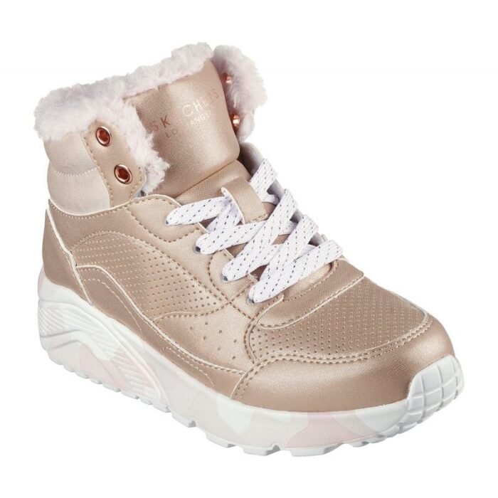 Ayakkabılar - Skechers UNO LITE CAMO DAZZLE JR ayakkabı 310485L-GDPK - Görsel 5