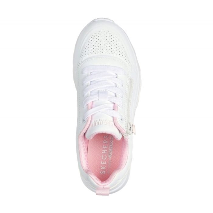 Ayakkabılar - Skechers Uno Lite Easy Zip Jr 310387L WHT ayakkabı - Görsel 3