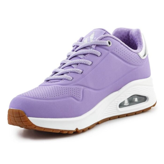 Ayakkabılar - Skechers Uno Shimmer Away W 155196-LIL ayakkabılar - Görsel 4