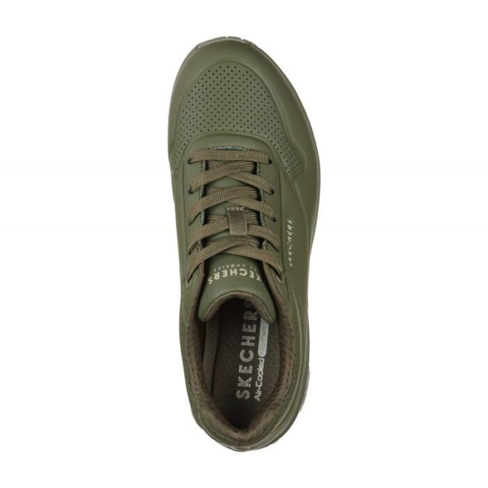 Ayakkabılar - Skechers Uno Stand On Air Yeşil Ayakkabı W 73690-OLV - Görsel 2