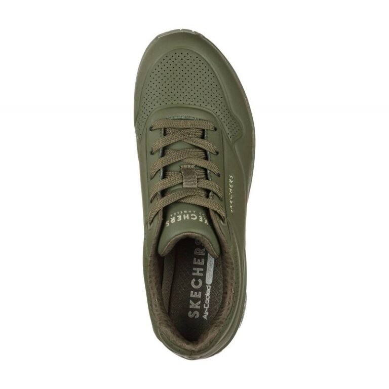 Ayakkabılar - Skechers Uno Stand On Air Yeşil Ayakkabı W 73690-OLV - Görsel 2