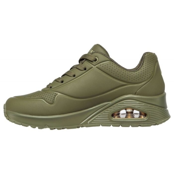 Ayakkabılar - Skechers Uno Stand On Air Yeşil Ayakkabı W 73690-OLV - Görsel 3