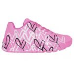 Ayakkabılar - Skechers x JGoldcrown Uno Lite ayakkabılar - Metalik Aşk Jr 314067L-HPMT - Görsel 6