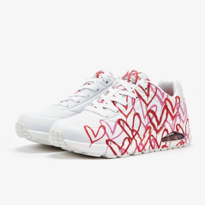 Ayakkabılar - Skechers X Jgoldcrown Uno-Spread The Love W 155507-WRPK ayakkabı - Görsel 2
