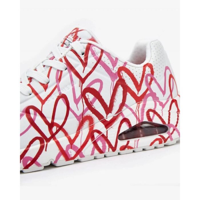 Ayakkabılar - Skechers X Jgoldcrown Uno-Spread The Love W 155507-WRPK ayakkabı - Görsel 3