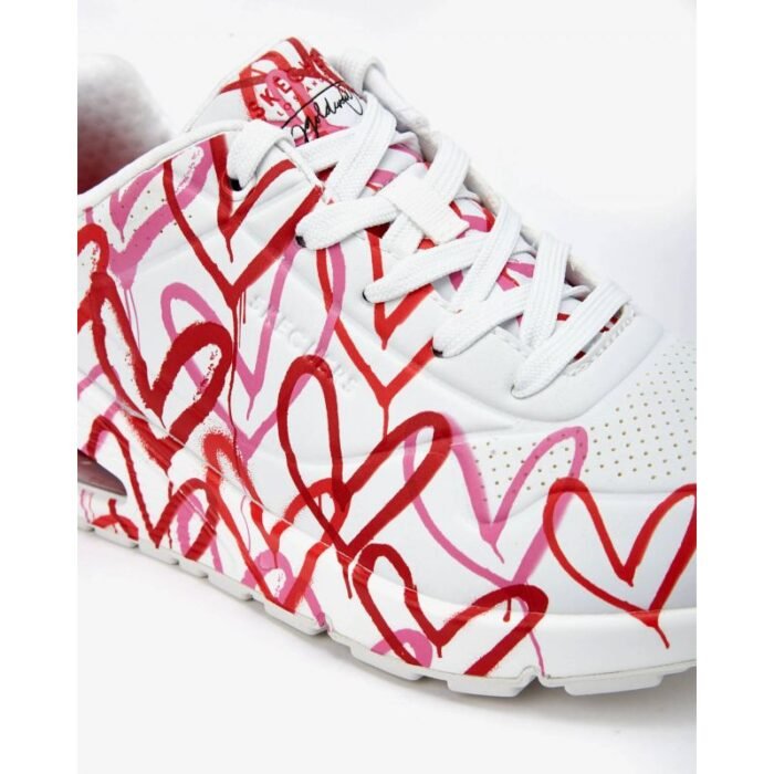 Ayakkabılar - Skechers X Jgoldcrown Uno-Spread The Love W 155507-WRPK ayakkabı - Görsel 4
