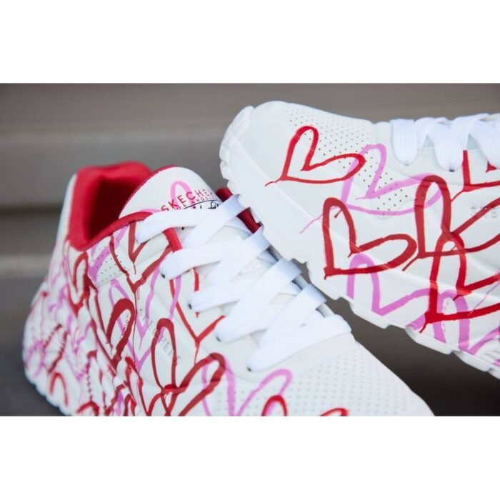Ayakkabılar - Skechers X Jgoldcrown Uno-Spread The Love W 155507-WRPK ayakkabı - Görsel 5