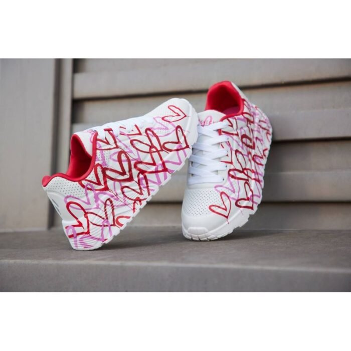 Ayakkabılar - Skechers X Jgoldcrown Uno-Spread The Love W 155507-WRPK ayakkabı - Görsel 6