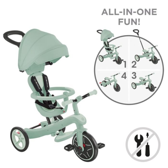 Çocuk - GLOBBER EXPLORER TRIKE 4in1 ECOLOGIC (637-505) - Görsel 7