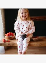 Antebies Çilek Sweatshirt Pantolon Set