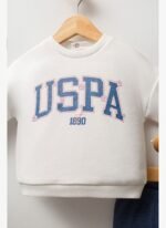 U.S. Polo Assn. U.S. Polo Assn Kız Bebek Beyaz Takım - Görsel 2