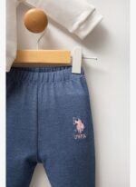 U.S. Polo Assn. U.S. Polo Assn Kız Bebek Beyaz Takım - Görsel 3