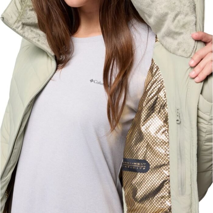 Columbia Joy Peak Hooded II Mid Jacket 2088641348 Bej L - Görsel 4