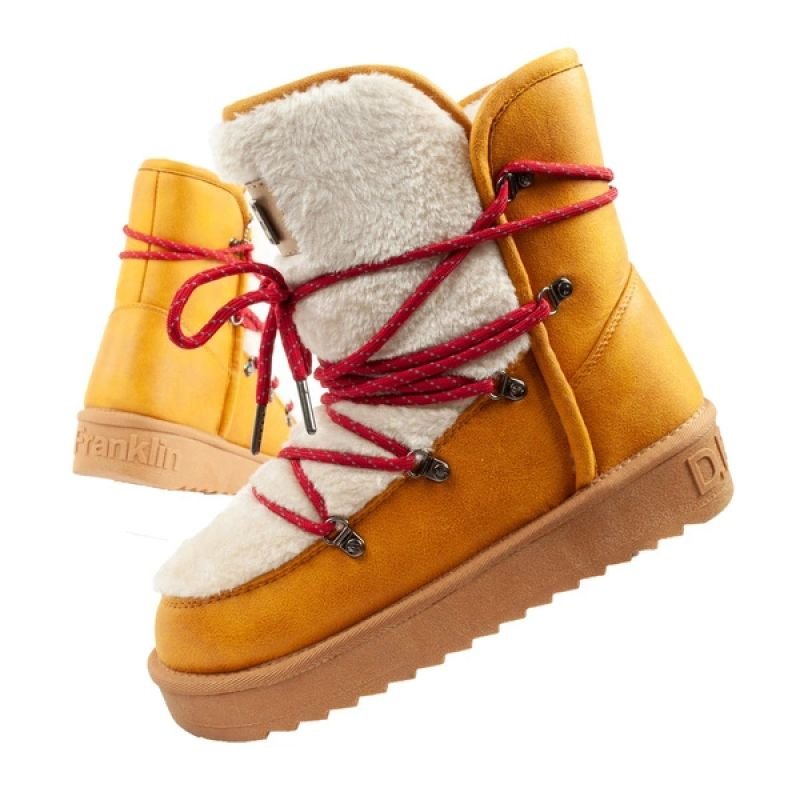 tryoshop-d-franklin-women-s-winter-snow-boots-fashionable-fur-lining-mustard-color-1674105 D.Franklin kadın kış kar