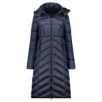 Geographical Norway Blanche Long Navy DB Lady 0116 Navy (WZ5476F/GN-Marine)