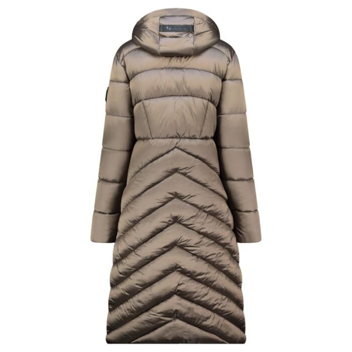 Geographical Norway Blanche Long Taupe DB Lady 0116 Taupe Kadın Ceketi (WZ5490F/GN-Taupe) - Görsel 2