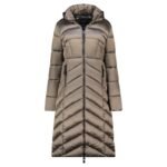 Geographical Norway Blanche Long Taupe DB Lady 0116 Taupe Kadın Ceketi (WZ5490F/GN-Taupe)