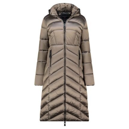Geographical Norway Blanche Long Taupe DB Lady 0116 Taupe Kadın Ceketi (WZ5490F/GN-Taupe)