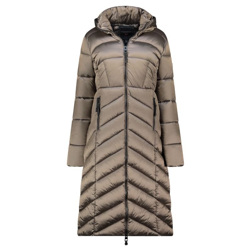 tryoshop-geographical-norway-blanche-long-taupe-db-lady-0116-taupe-women-s-jacket-wz5490f-gn-taupe-1812910 Geographical Norway Blanche Long Taupe DB Lady 0116 Taupe Kadın Ceketi (WZ5490F/GN-Taupe) - Görsel 1