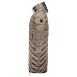 Geographical Norway Blanche Long Taupe DB Lady 0116 Taupe Kadın Ceketi (WZ5490F/GN-Taupe) - Görsel 4