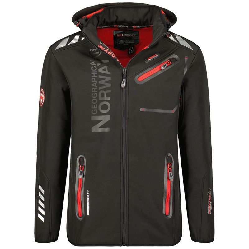 tryoshop-geographical-norway-softshell-jacket-royaute-db-068-m-wy2000h-gn-black-red-1493975 Geographical Norway Softshell Ceket Royaute - Görsel 1