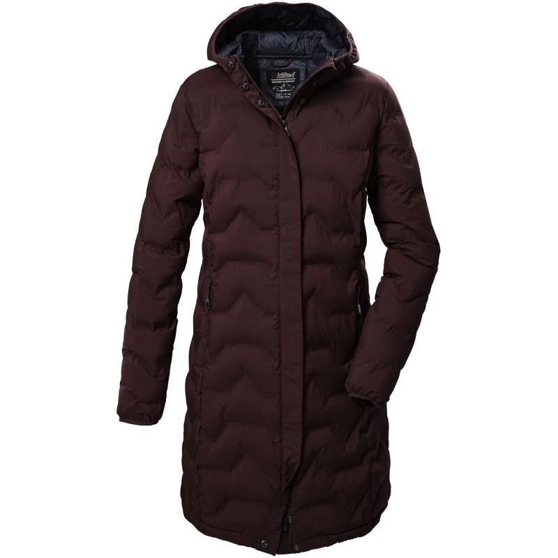 tryoshop-killtec-kow-9-women-s-quilted-jacket-with-hood-waterproof-long-winter-parka-burgundy-41806-447-1299719 Killtec KOW 9 kadın