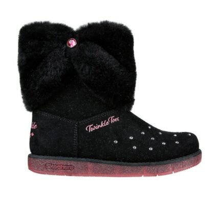 Skechers GLITZY GLAM COZY CUDDLERS JR 314851L-SİYAH Kız Kış Botları