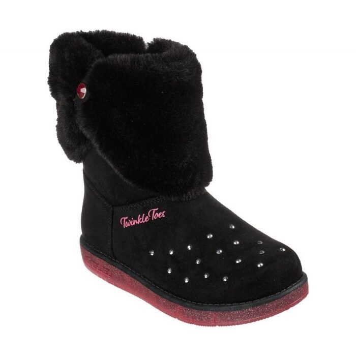 Skechers GLITZY GLAM COZY CUDDLERS JR 314851L-SİYAH Kız Kış Botları - Görsel 5