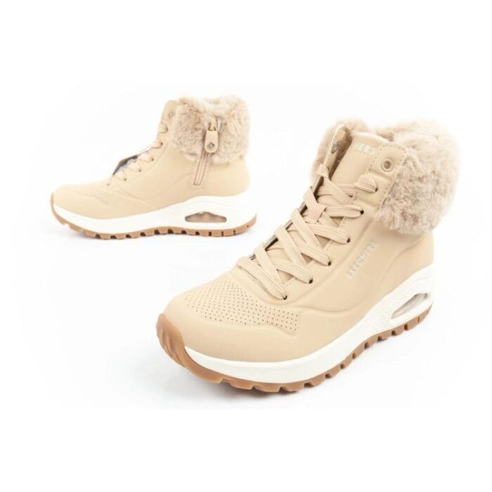 Skechers Uno Rugged Kadın Yalıtımlı Kış Botları Kahverengi - Görsel 8